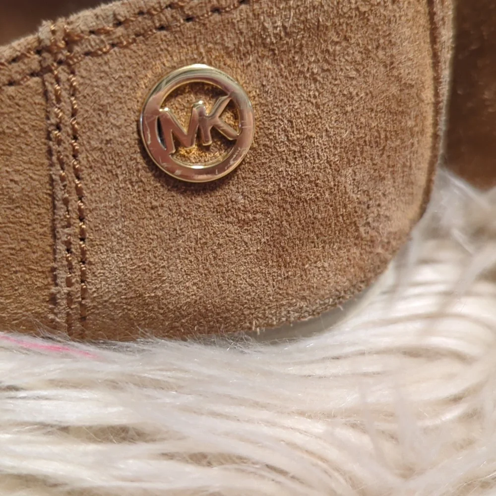 Michael Kors MK Merritt Slip on Luggage Shoes Flats Loafers Size 7.5 M - Picture 6 of 9